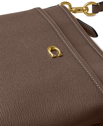 COACH Laptop Tote in Crossgrain Leather - Macy's