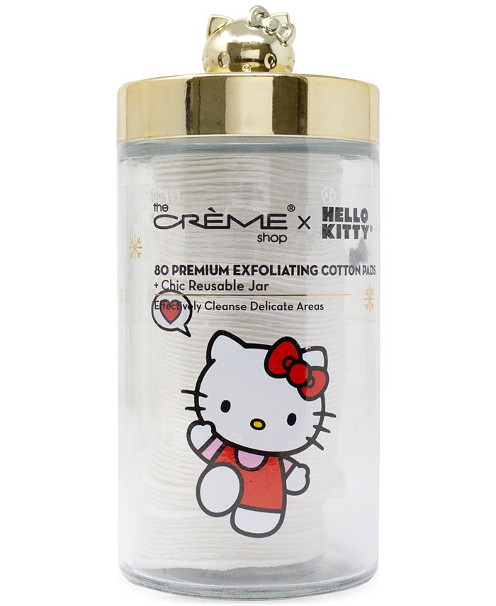 Hello Kitty Chic Large Reusable Jar + Premium Cotton Pads – Holiday Ma –  The Crème Shop