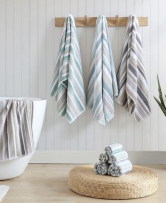 Ocean Bay Stripe Bay 3-Pc. Bath Towel Set