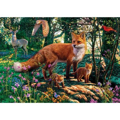 MasterPieces Hidden Images - The Woodlands 500 Piece Jigsaw Puzzle
