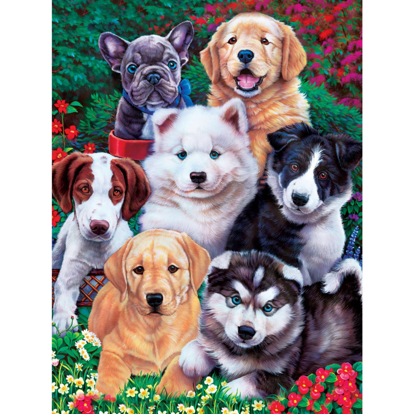 Детский пазл MasterPieces Puzzles Playful Paws Fluffy Fuzzballs Extra Large Pieces 300 Piece Puzzle, Ages 8+, цвет: Разноцветный — фото 2