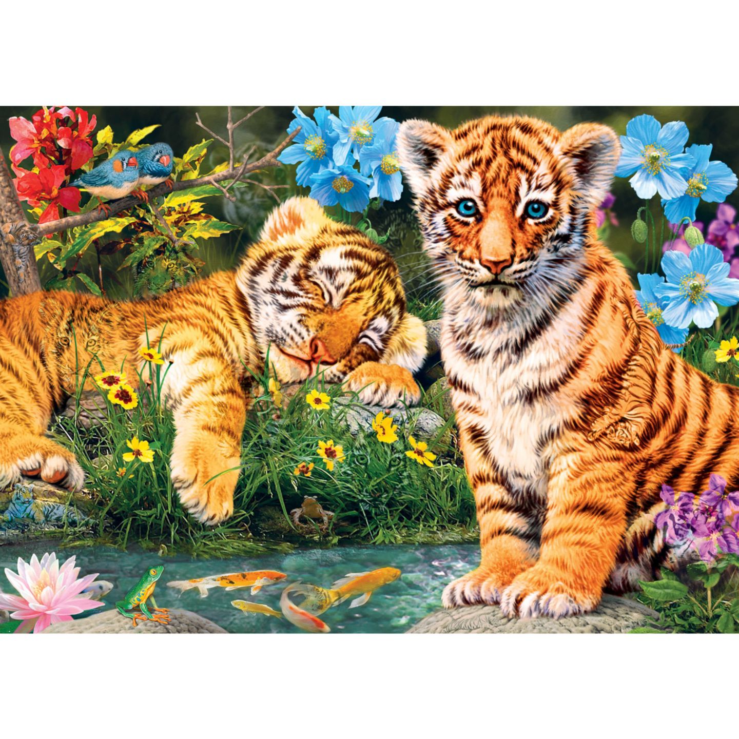 Детский пазл MasterPieces Puzzles A Watchful Eye Glow-in-the-Dark Hidden Images 500-Piece Puzzle, Ages 14+, цвет: Разноцветный — фото 2