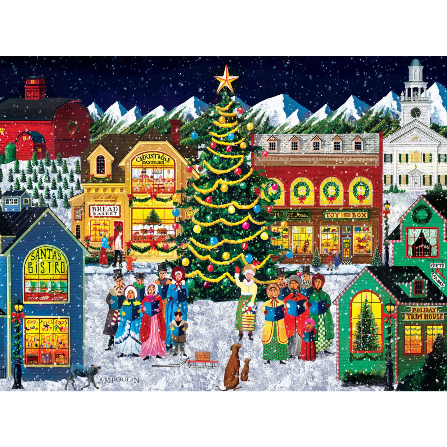 Детский пазл MasterPieces Puzzles Holiday Harmony 300 Piece Easy-Grip Puzzle, от 14 лет, цвет: Разноцветный — фото 2