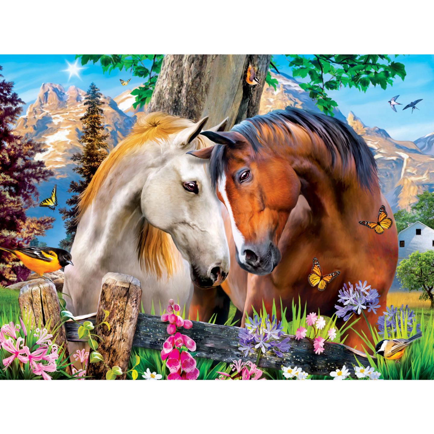 Детские игрушки Masterpieces Green Acres - Mountain Meadow Farm 300-Piece Puzzle, Ages 11+, цвет: Разноцветный — фото 2