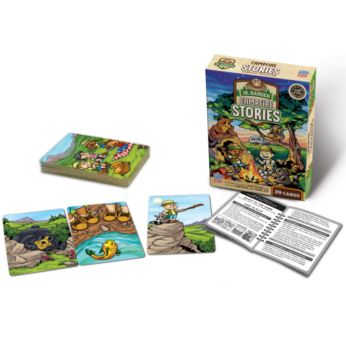 Masterpieces Kids Games - Jr Ranger - Campfire Stories Kids Card Game