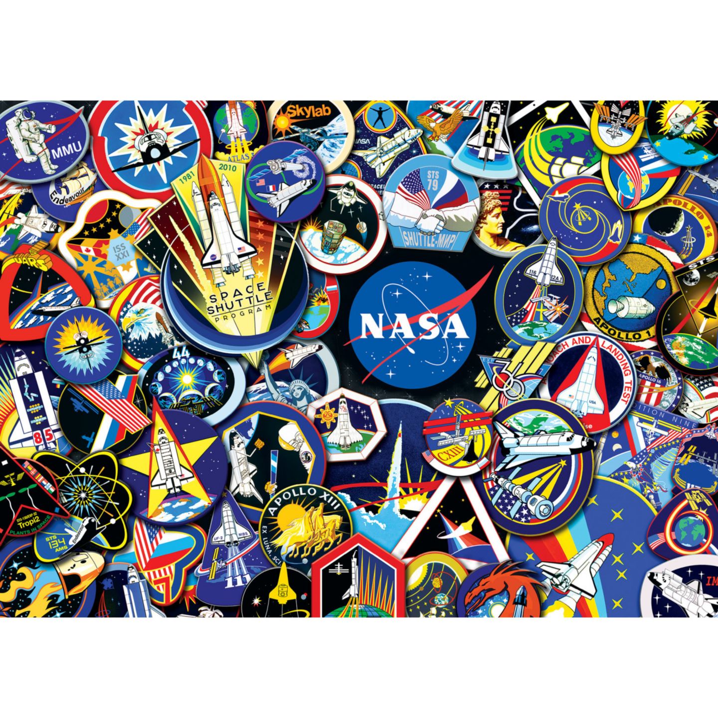 Детский пазл MasterPieces Puzzles The Space Missions 1000 Piece Puzzle, Ages 14+, цвет: Разноцветный — фото 2