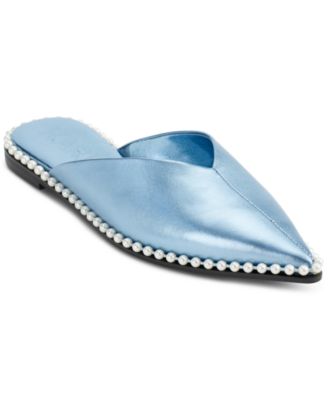 KARL LAGERFELD PARIS - Women's Vyra Slip-On Mule Flats