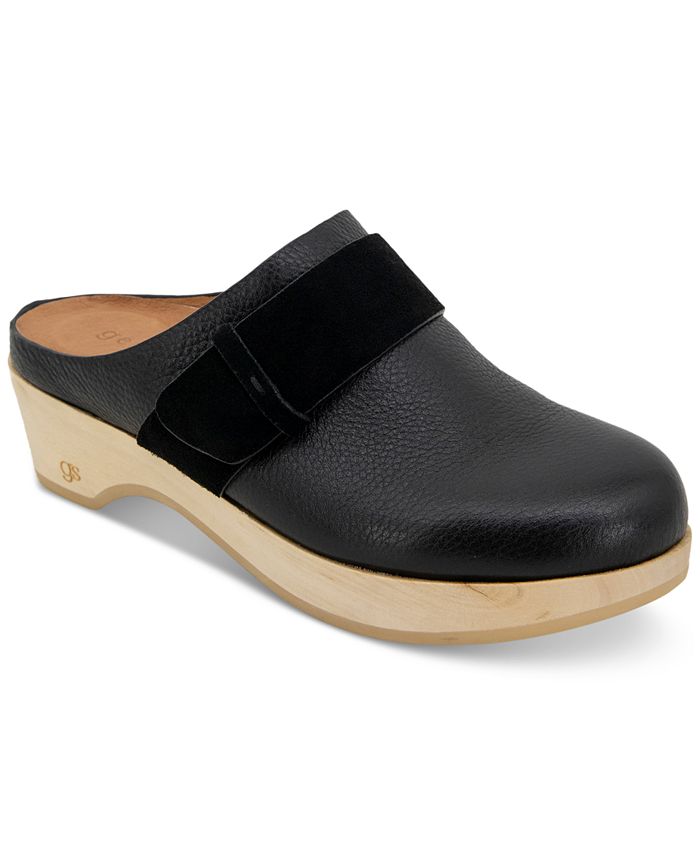 Gentle Souls by Kenneth Cole Henley Leather Clog, 8 / Black