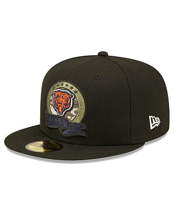 New Era Men's Black Chicago Bears 2022 Salute To Service 59FIFTY Fitted Hat - Macy's