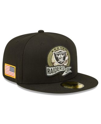 Las Vegas Raiders 2022 SALUTE-TO-SERVICE SNAPBACK Black-Grey Hat