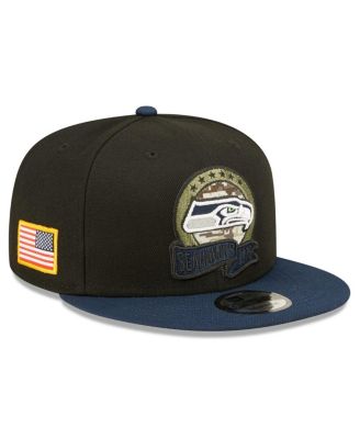 Men's New Era Black, Navy Seattle Seahawks 2022 Salute To Service ...