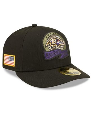 Baltimore Ravens New Era 2022 Salute To Service 59FIFTY Fitted Hat - Black