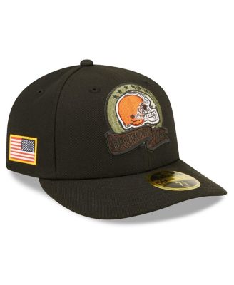 Men's New Era Black Cleveland Browns 2022 Salute To Service Low Profile ...