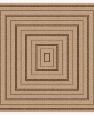 Sahara Multi Border Area Rug
