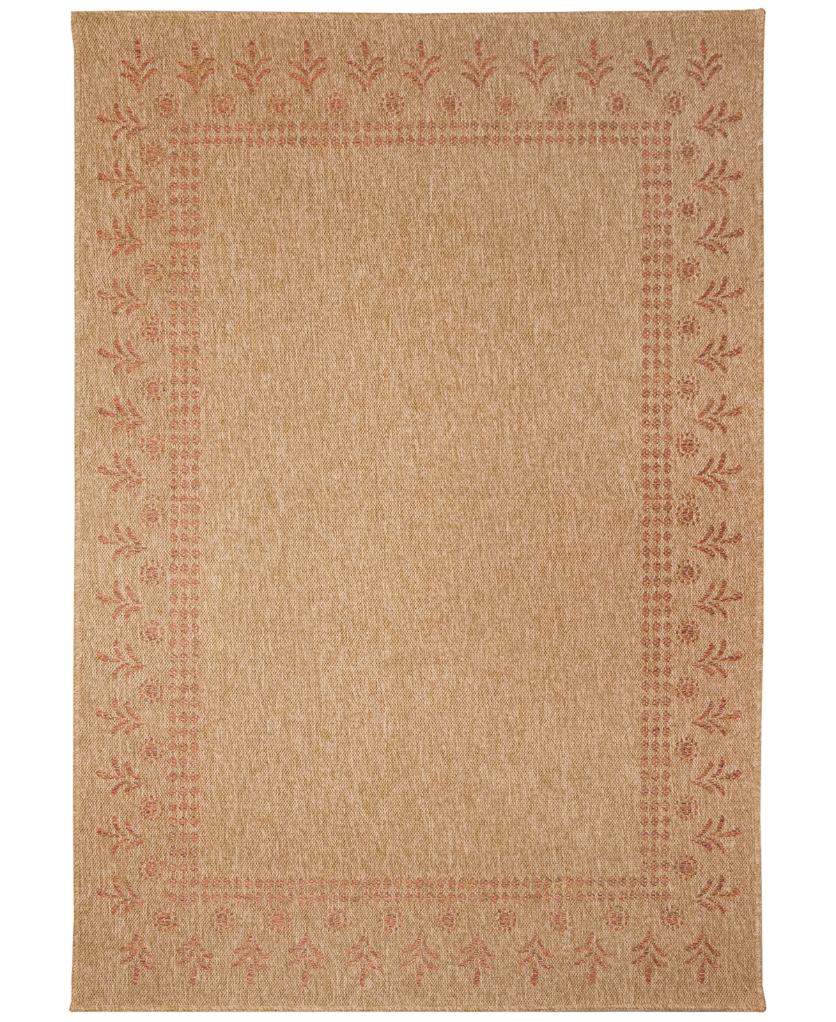 Liora Manne' Sahara Block Print Border Outdoor Area Rug