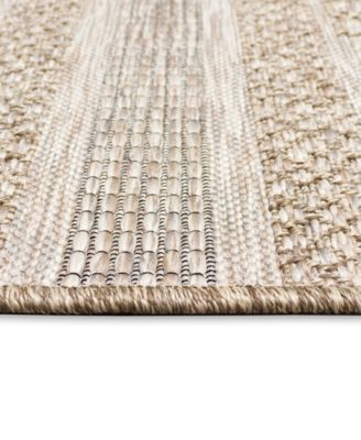 Orly Stripe 1'11" x 7'6" Runner Outdoor Area Rug