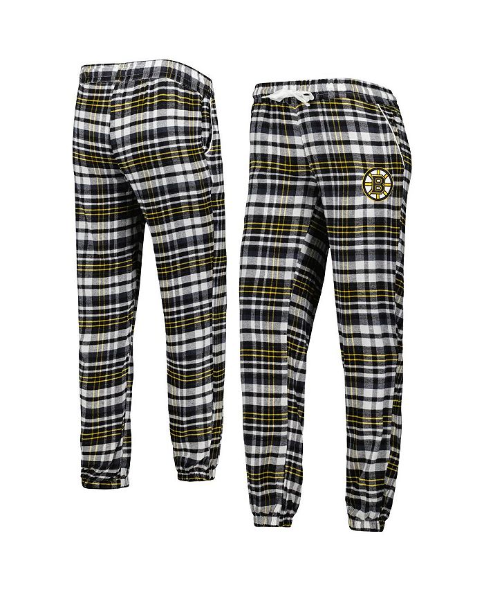 Concepts Sport Women's Black Boston Bruins Mainstay Flannel Pants Macy's