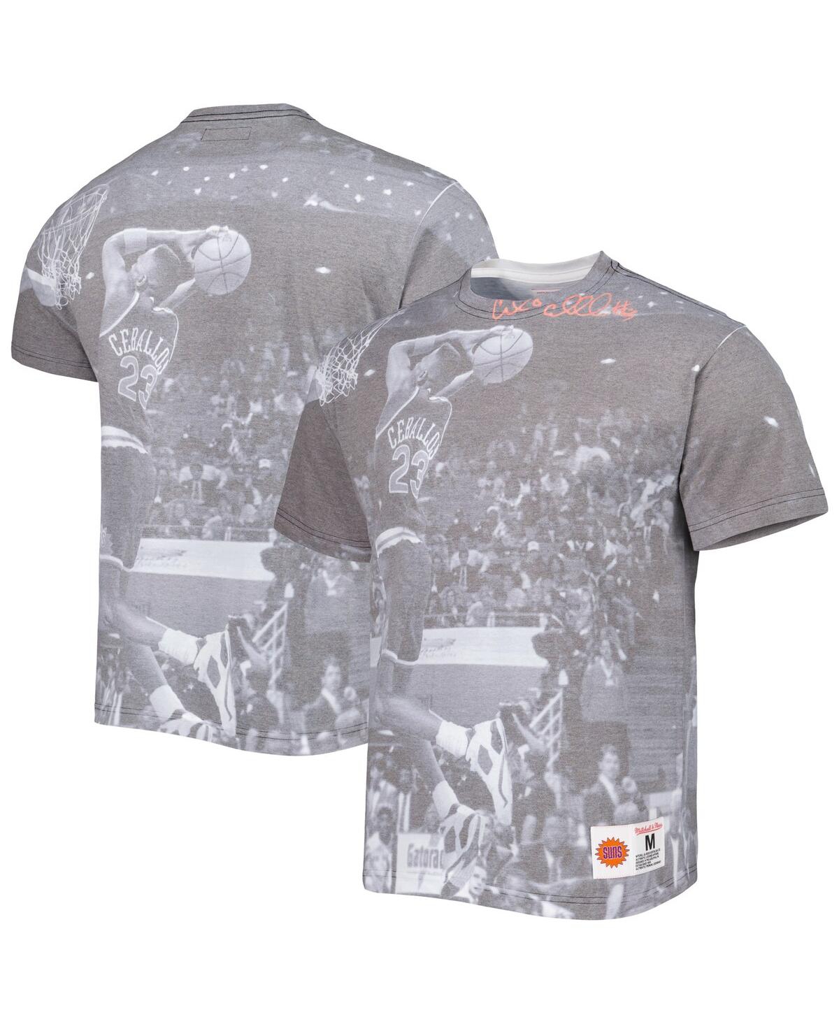 Mitchell & Ness Men's  Cedric Ceballos Gray Phoenix Suns Above The Rim Sublimated T-shirt In Gray