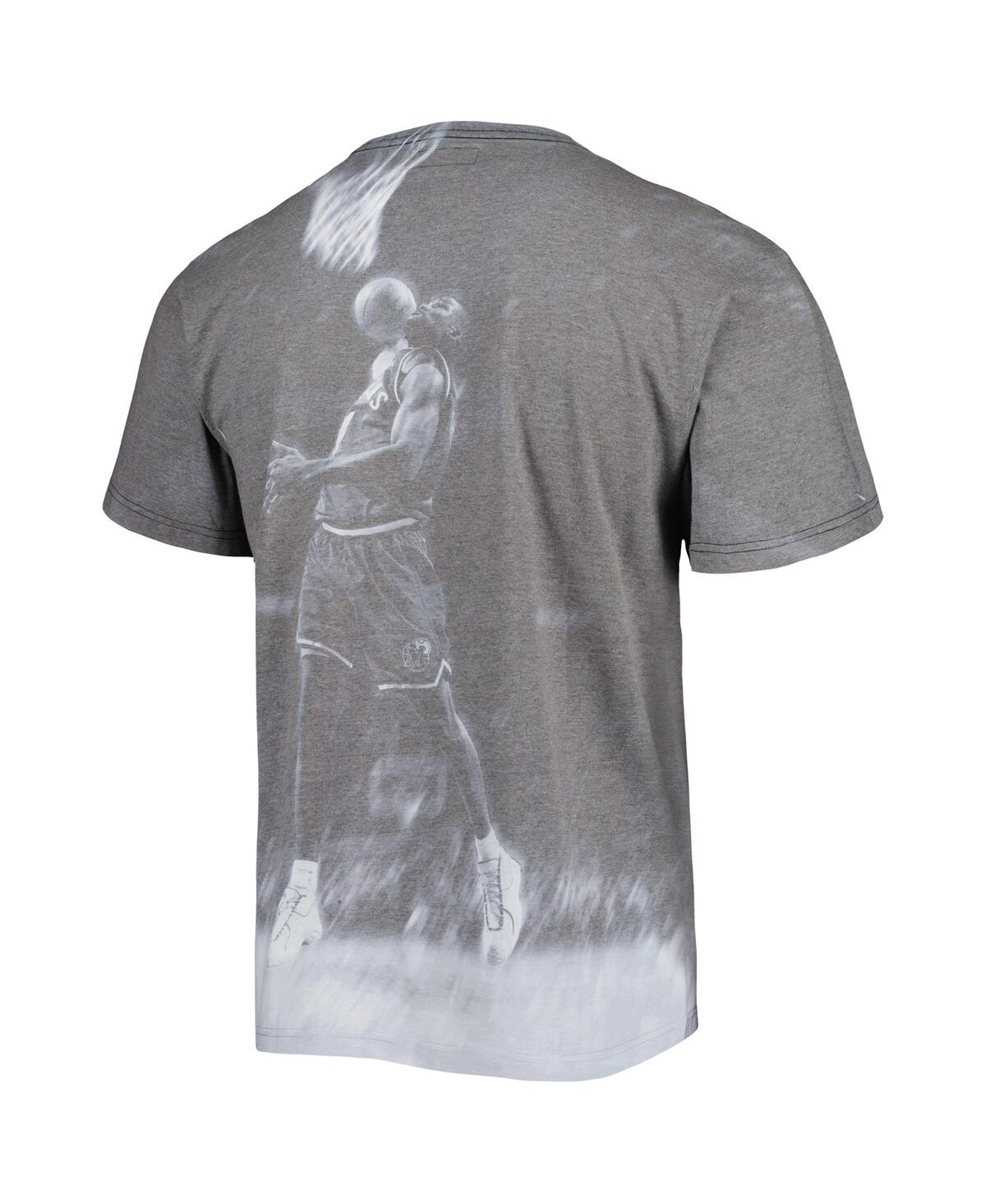 Mitchell & Ness Men's  Michael Finley Gray Dallas Mavericks Above The Rim Sublimated T-shirt In Gray