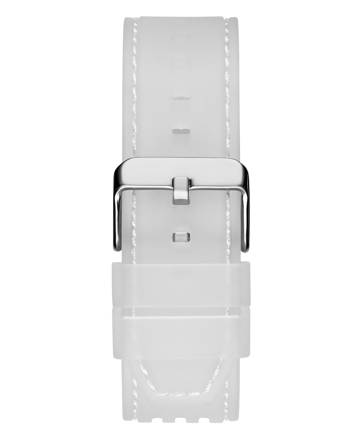 Мужские часы GUESS Men's Clear Silicone Multi-Function Watch 44mm — фото 4