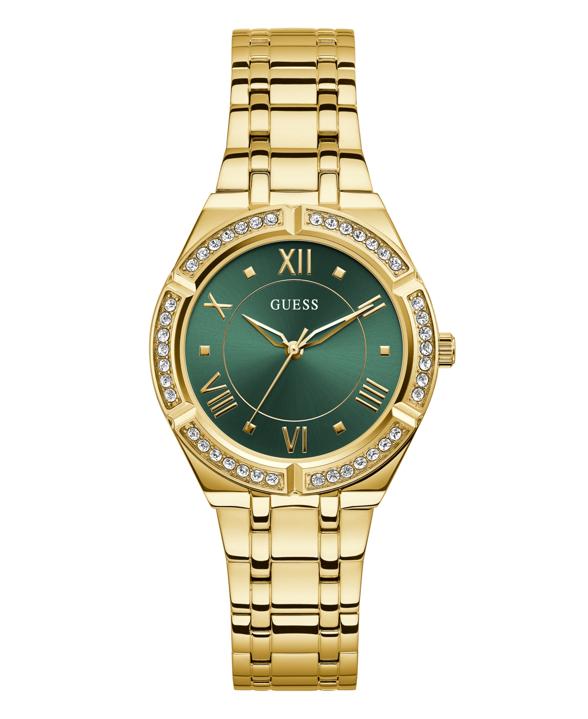 Guess watch women's silver tone bracelet 22mm u0135l1 sales