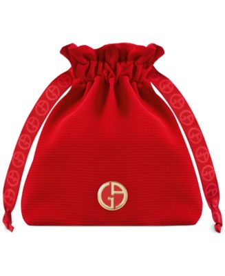 Giorgio armani beauty red bag sale