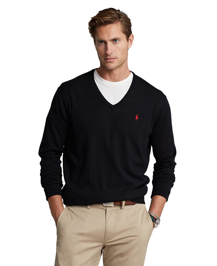 Polo Ralph Lauren - Men's Cotton V-Neck Sweater