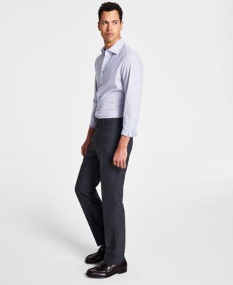 Calvin klein grey dress pants best sale