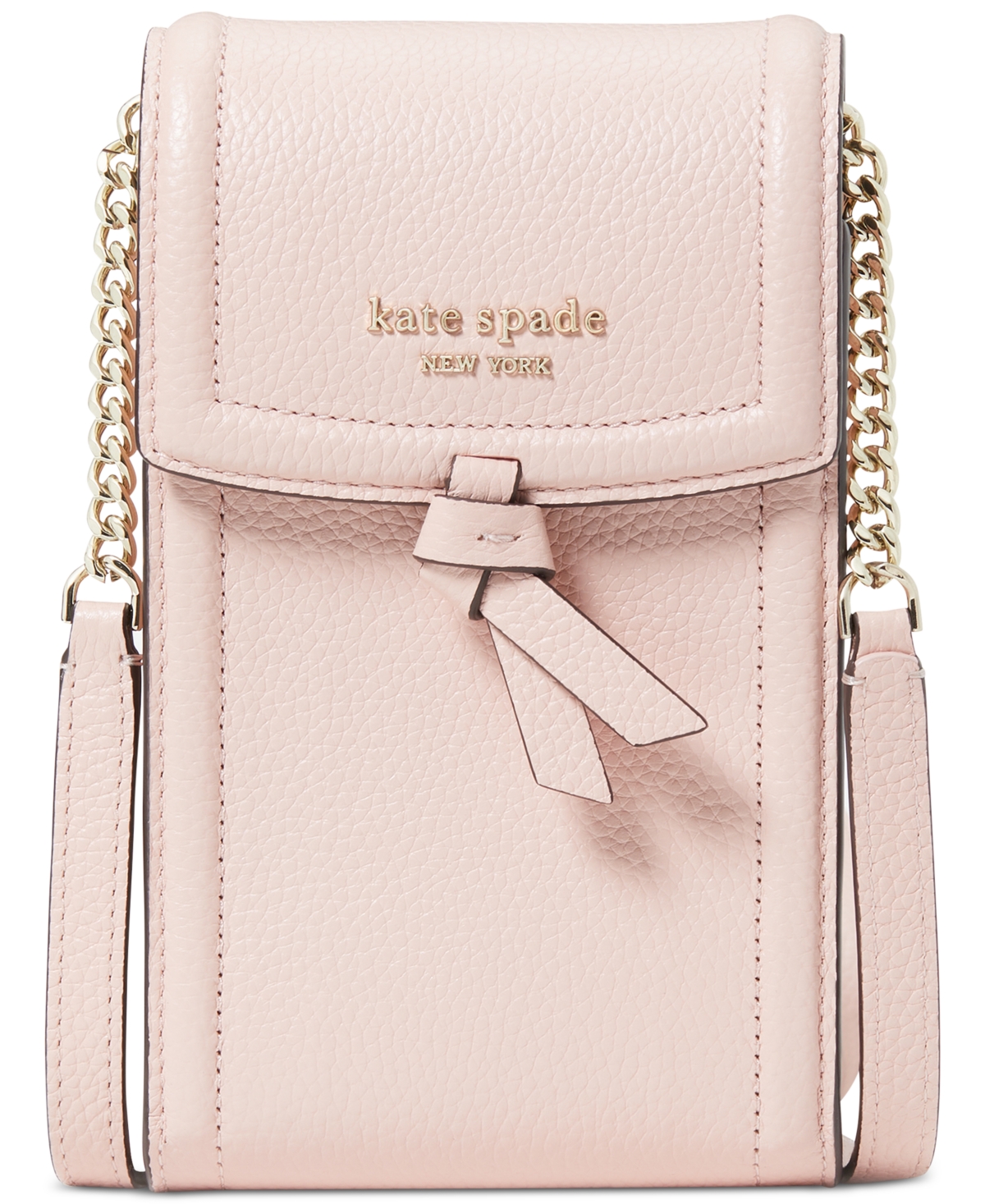 NWT AUTH $348 Kate Spade New York Knott Medium Leather Shoulder Bag-Mochi  Pink