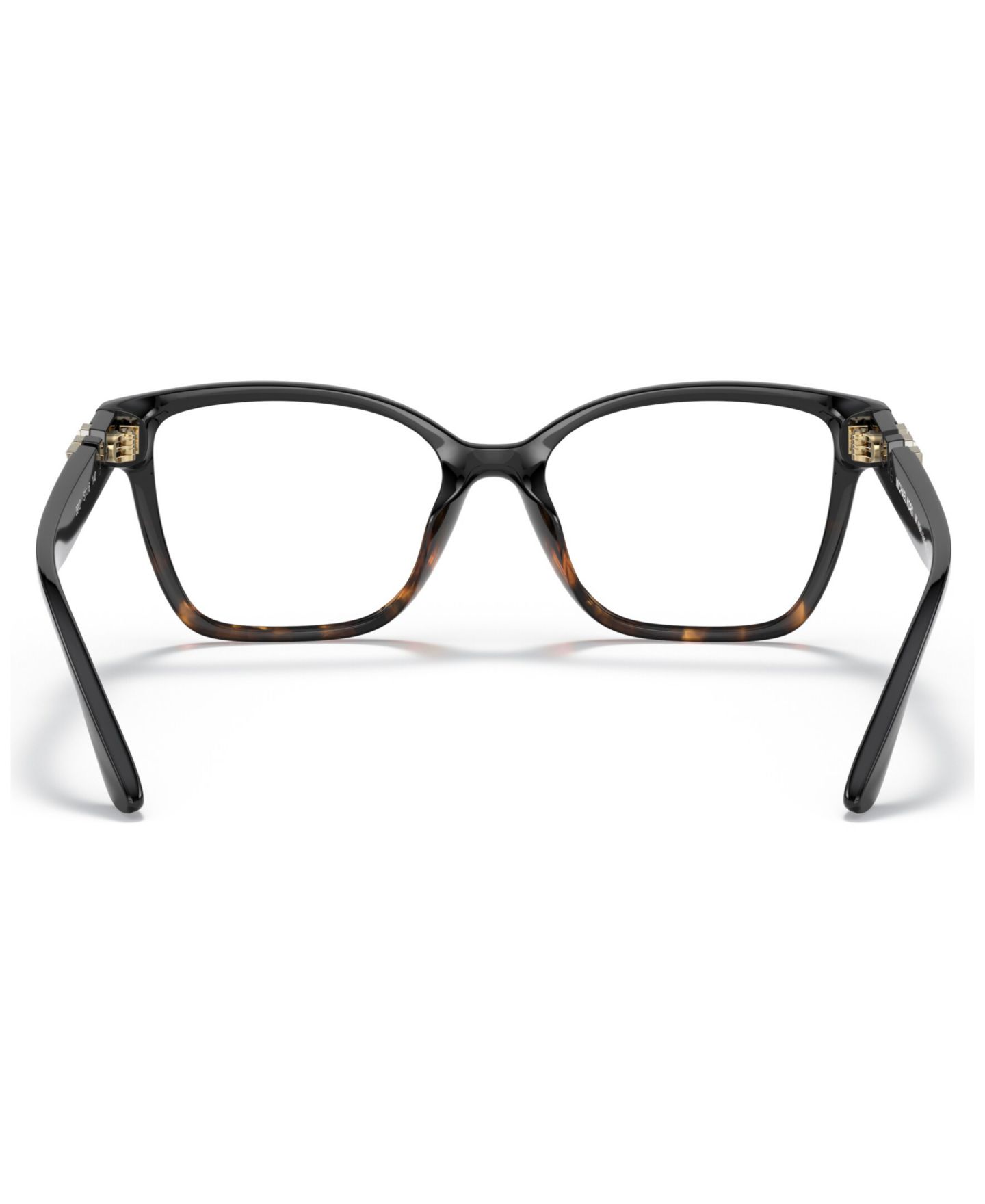 Женские очки Michael Kors Woman Square Plastic MK4094U Karlie I Eyeglasses, цвет: Чёрный / Черепаховый — фото 3