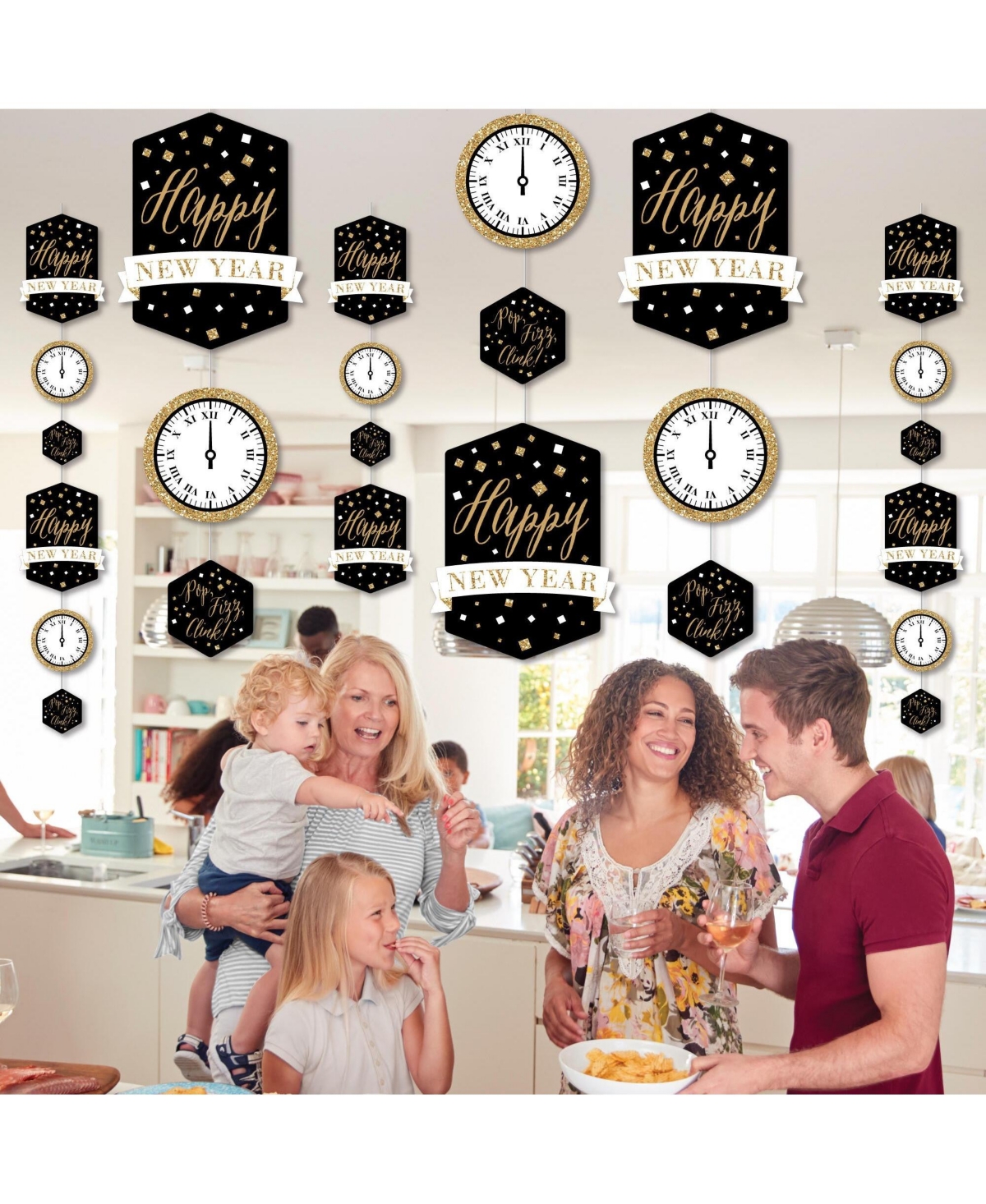 Big Dot Of Happiness Rose Gold Happy New Year - Square Favor Gift