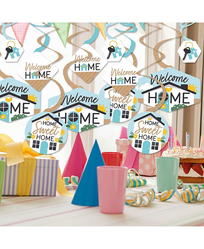 Big Dot of Happiness Home Housewarming New Sweet Home Hanging