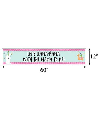 Big Dot Of Happiness Whole Llama Fun Hide & Find Game - 48 Pieces & Stand For Baby Showers & Birthday Parties