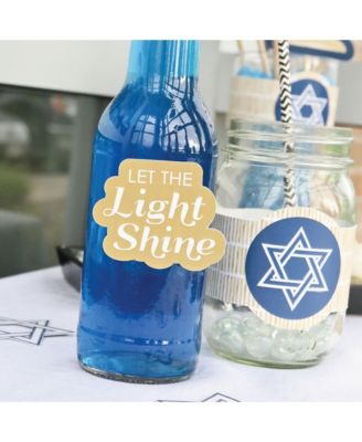 Povitrulya Kreuzstich-Set 'Happy Hanukkah' - DIY Lesezeichen Mit Aida-Stoff & Vorsortierter Zahnseide