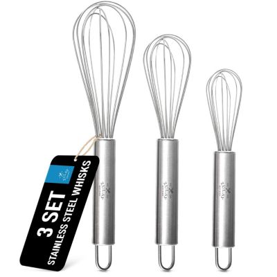 Stainless Steel Whisk 3-Pc.