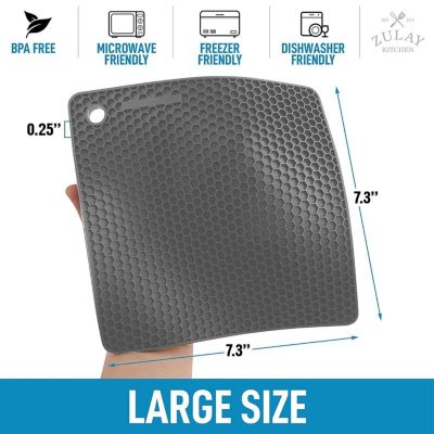 4 Pack Non-Slip Silicone Trivet Mat Set