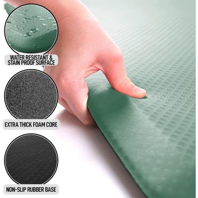 Large 20x39 Anti Fatigue Mat Cushioned Memory Foam Kitchen Mat