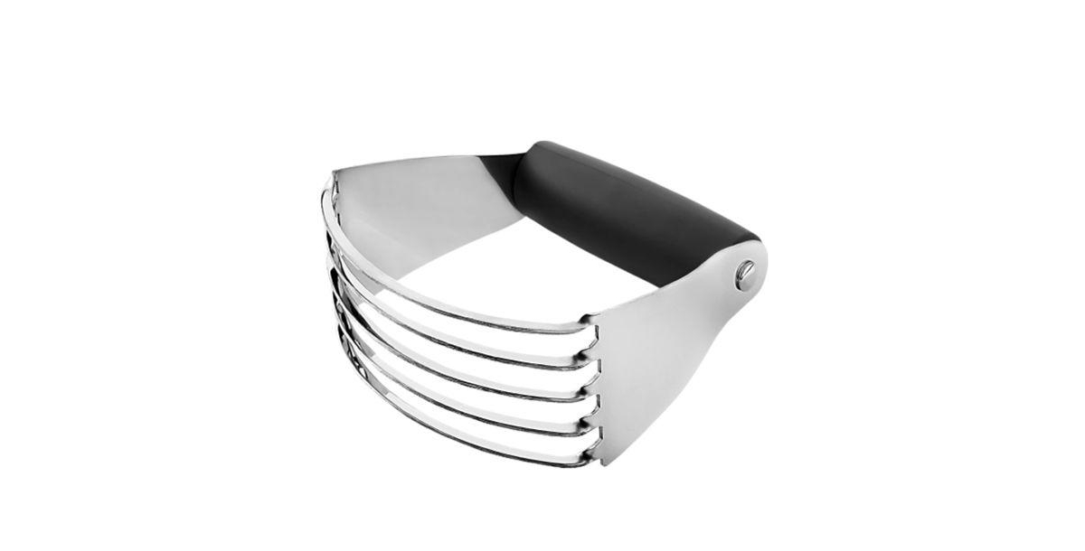 Zulay Kitchen Stainless Steel Dough Blender, Pastry Cutter, Heavy Duty Pastry Blender and Dough Cutter with Blades