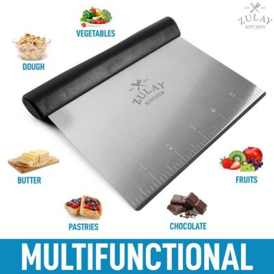 Multi-purpose Bench Scraper and Chopper