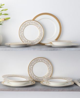 Summit Gold Set of 4 Dinner Plates, 10.75"