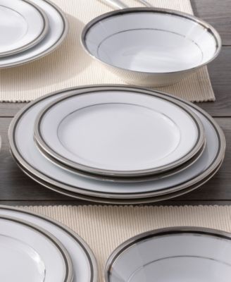 Austin Platinum Set of 4 Dinner Plates, 10.50"