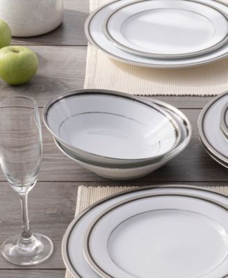 Austin Platinum Set of 4 Soup Bowls, 7.50", 12 oz.