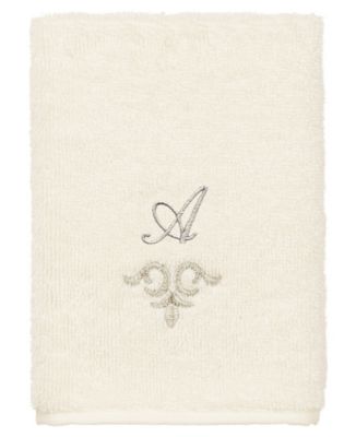 Turkish Cotton Monica Embellished Towel 3 Piece Set - Cream