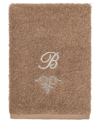 Turkish Cotton Monica Embellished Towel 3 Piece Set - Latte