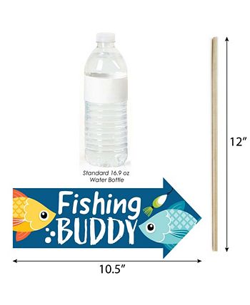 Big Dot of Happiness Funny Let's Go Fishing - Fish Themed Photo