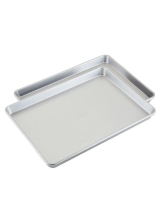 Pro-Bake Bakeware 2 Piece Aluminized Steel Half Sheet Baking Pan Set
