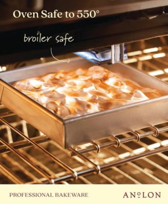 Pro-Bake Bakeware Aluminized Steel Square Cake Pan, 9"