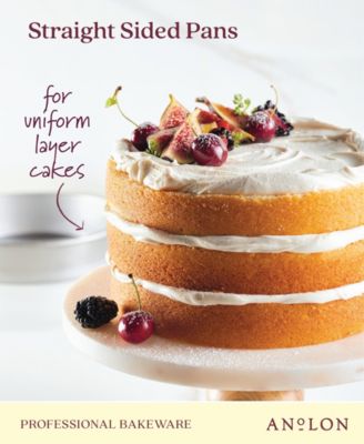 Pro-Bake Bakeware Aluminized Steel Round Cake Pan, 9"