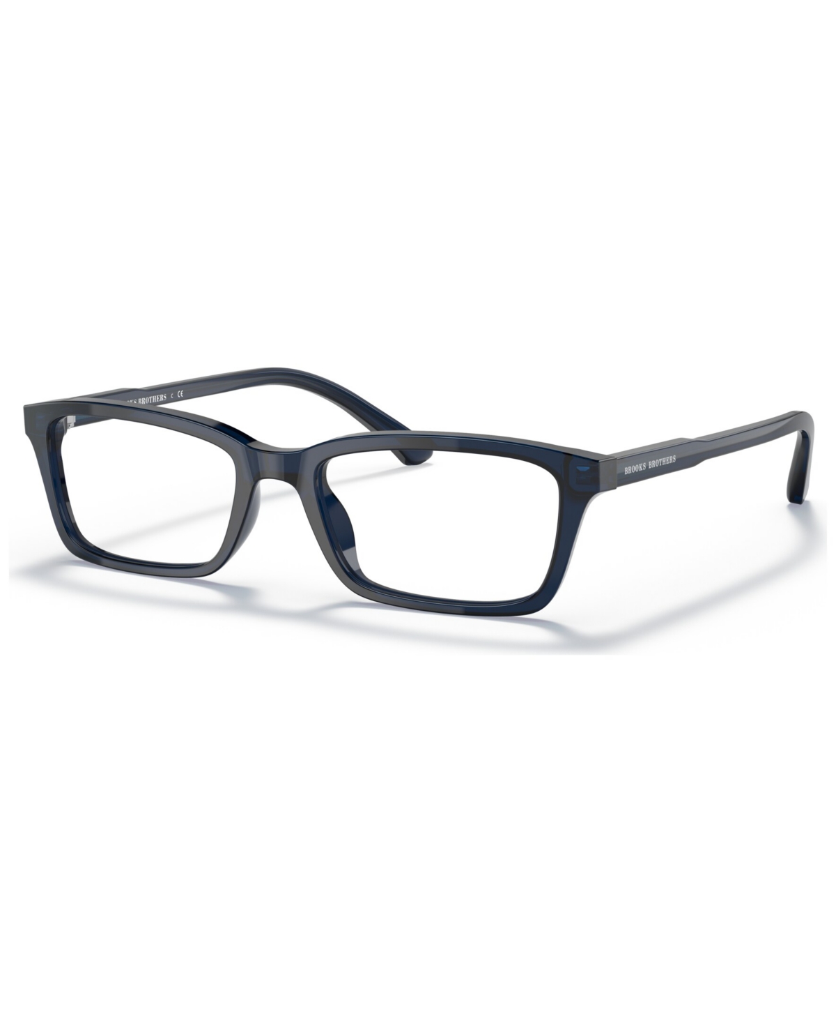 Men's Rectangle Eyeglasses, BB204953-o - Blue