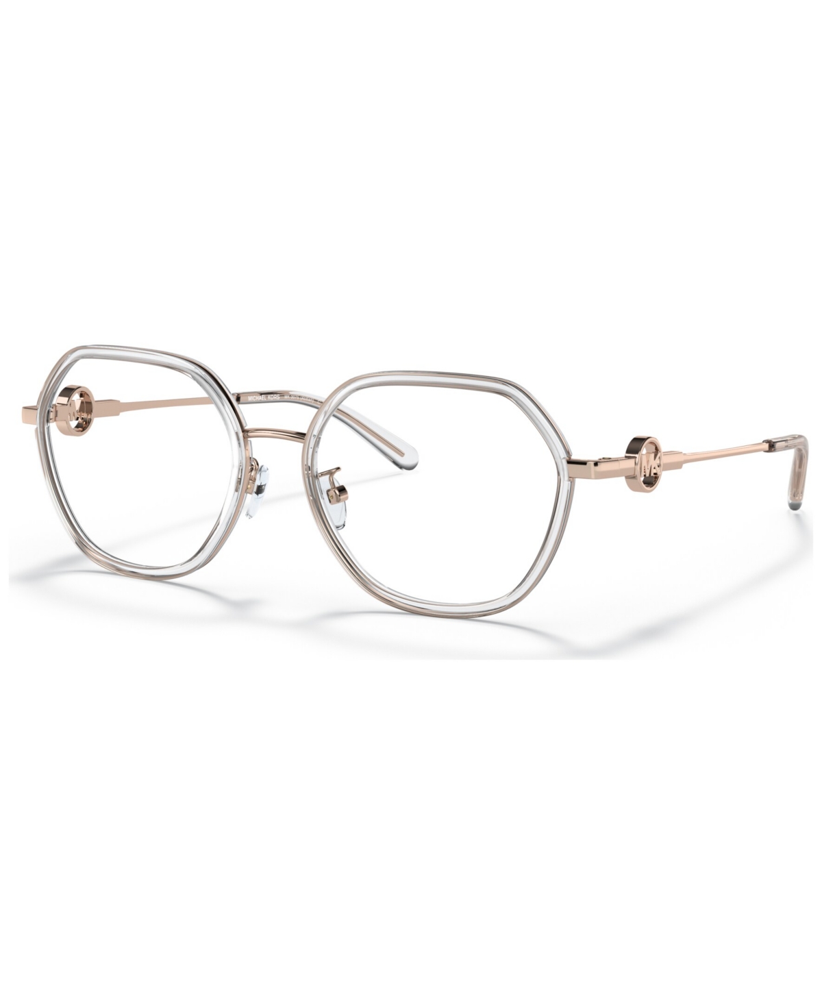 Women's Irregular Eyeglasses, MK305751-o - Clear